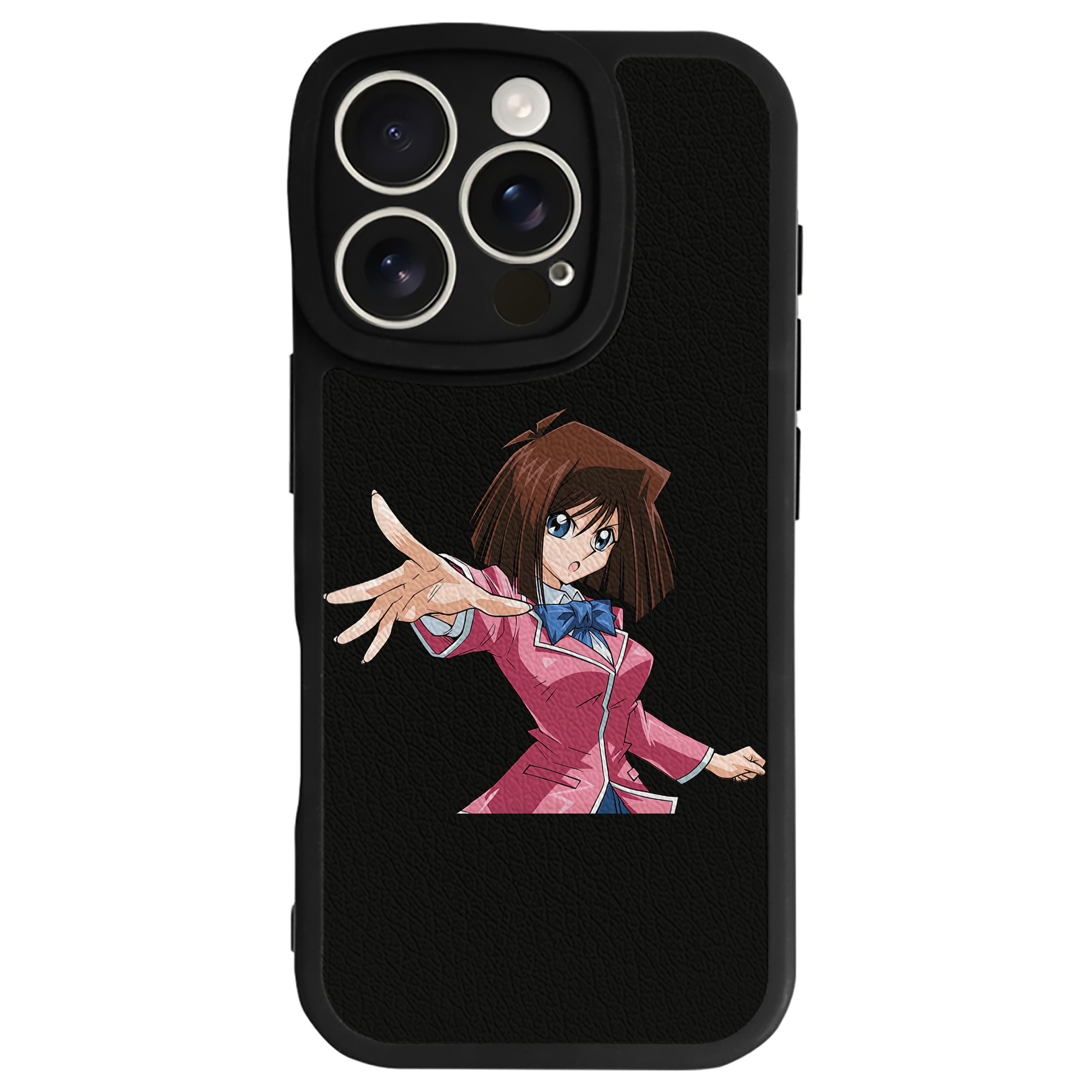 （画像用） 遊☆戯☆王 Yu-Gi-Oh! 【iPhone 16シリーズ対応】シリコンスマホケース（レザー調） 材質：シリコン